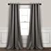 thumbnail image 3 of Lush Decor Rideaux-Grommet Panneau avec Doublure Occultante Isolé, 84 "L Paire, Gris Foncé, 3 of 10