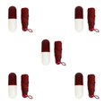 thumbnail image 1 of Naiovety Paraguas de bolsillo duradero Yourself Elements para protección al aire libre paraguas para todo clima rojo vino con caja de embalaje Type2 NO2, 1 of 6
