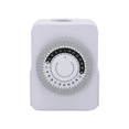 thumbnail image 5 of US Plug, 2Pcs 24-Hour Outlet Timer with 2 Grounded Outlets,Programmable Timer for Electrical Outlets,30-Minute Intervals, 5 of 5