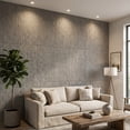 thumbnail image 3 of BEAUTYPEAK 4PCS 48"x 24" 3D Wall Decor Wall Panels Faux Stone Siding, Cement Grey, 3 of 8