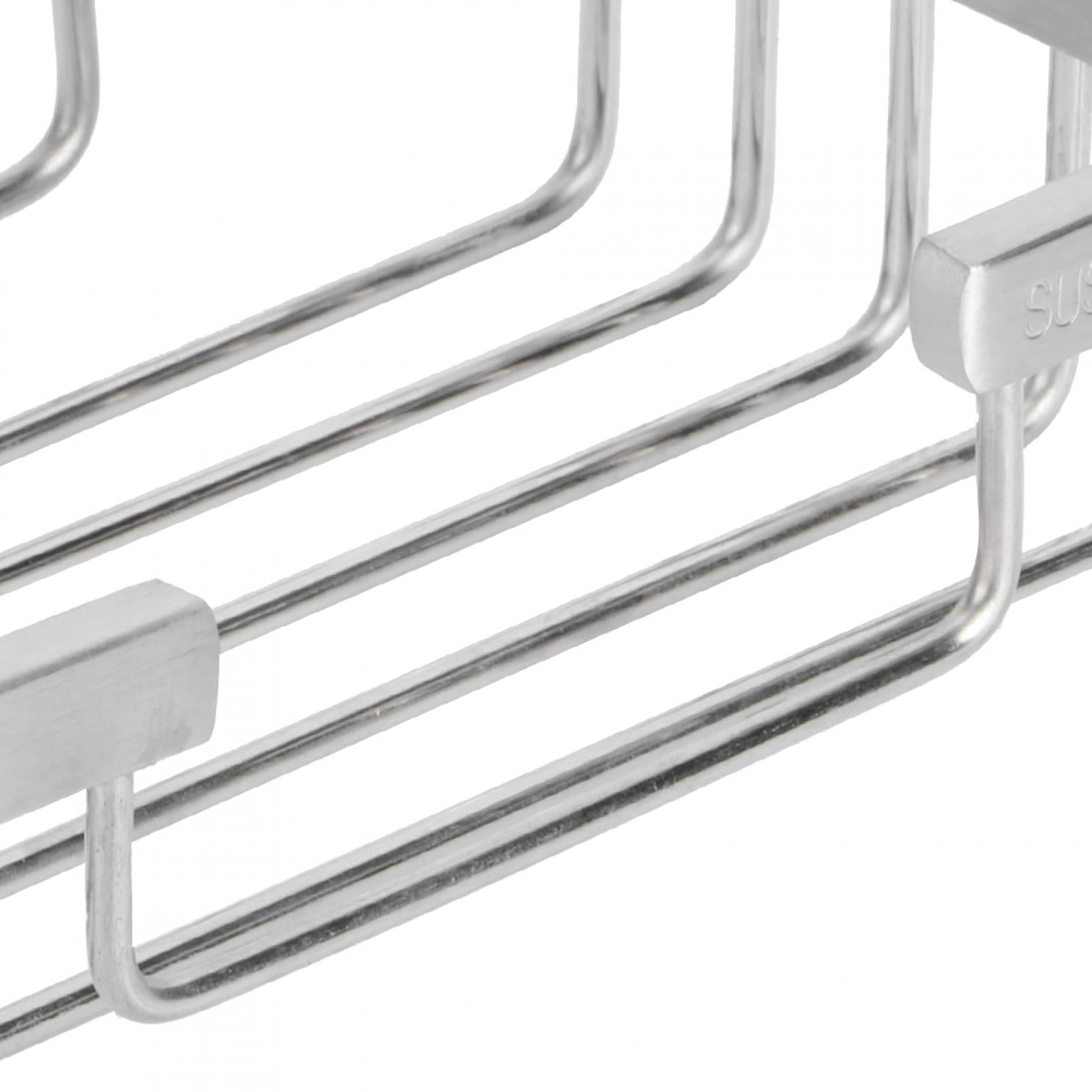 Porte-savon Mural En Acier Inoxydable 304 Argent – Support Savon Avec Trou De Drainage, Pour Salle De Bain Et Cuisine - 5
