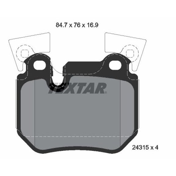 Brake Pad SetREO 243151681