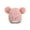 Pink, variant on lnmuld Solid Color Winter Warm Kids Knitted Hat with Double Layer & Ear s - Cozy Cold Weather Toddler Boy Girl Cap for Holiday Size:One Size