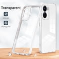thumbnail image 1 of KEYSION-funda a prueba de golpes para VIVO Y16 4G Y02, carcasa transparente de TPU + PC 2 en 1, funda trasera de teléfono para VIVO Y16 Y02 Fivean unisex, 1 of 2