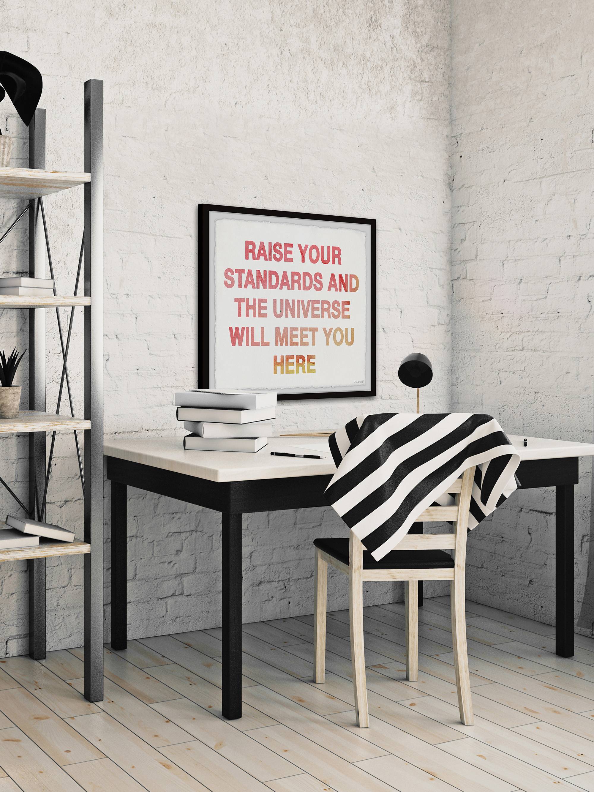 Marmont Hill Raise Your Standards II Framed Wall Art