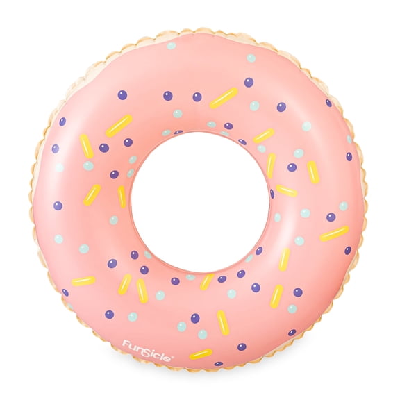 Funsicle 31" Pink Donut FunTube, Inflatable Pool Tube, Multicolor, Age 9 & up, Unisex