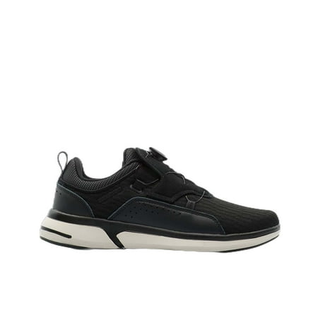 

[E94991] Mens Peak Taichi Papa Slip-On Wire Lace Lock Black Pecan Casual Loafers - 7