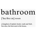 thumbnail image 1 of Vaidha Boho Funny Bathroom Signs Wall Artprint Mid Art Bathroom Poster, Do Not Include Photo Frames, 1 of 2
