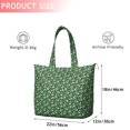 thumbnail image 4 of Green Christmas Snowman Pattern Travel Tote Bags for Women Carry On,Large Weekender Bags for Women Travel,Multi Functional Duffle Bag for Work,Shopping,Sports, 4 of 5