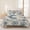Beige, variant on 3 Pieces Queen Quilt Set,Coastal Blue Conch Shells Ocean Flora Soft Bedding Sets with 1 Quilt & 2 Pillow Shams,Vintage Linen Summer Bedspread Lightweight Coverlet Comforter