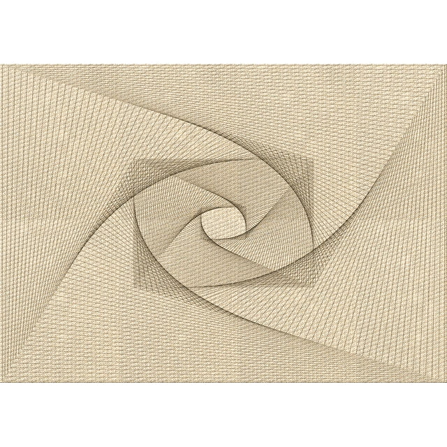 Ahgly Company Machine Washable Indoor Rectangle Transitional Wheat Beige Area Rugs, 8' x 12'