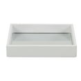 thumbnail image 3 of Cheungs White Raised Bubble Tray With Mirror, 3 of 4