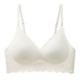 thumbnail image 1 of Yammkia Sports Bras for Women Racerback Sports Bras for Women Workout Bras for Women, Plus Size Sports Bra, Workout Tops for Women High Support (White,XL), 1 of 4