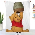 thumbnail image 2 of Winnie the Pooh Throw Blanket Ultra-Soft Comfortable Blankets Flannel Fits Couch Sofa Office Suitable for All Season 40"x60", 2 of 10