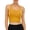 Yellow, variant on Crop Tank Tops Sport Bras for Women Longline Padded Bra Yoga Crop Tank Tops Fitness Workout Running Top Camisole Crop
