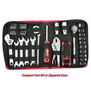 Hyper Tough 51-Piece Auto and Motorcycle Mechanic's Tool Kit in Zip Up Case