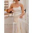 thumbnail image 5 of Jaimenalin Women'S Halter Tie Back Sleeveless Tiered Smocked Maxi Dress Color S, 5 of 7