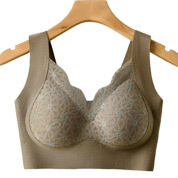 Brasier Sujetador Push up sin Costuras para Mujer, Cómodo, sin Aros, Transpirable, Suave, sin Relleno, para Uso Diario Grande