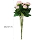 thumbnail image 2 of Ramo de flores artificiales de 15 cabezas, simulación de flores, decoración floral, oficina en casa, adorno de flores falsas, rosa claro Scienceny HA8258-01B, 2 of 6