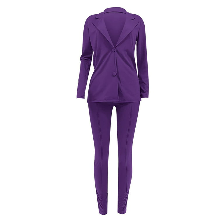 Sets for women clothing two piece  Women's Long Sleeve Suit Pants  Casual Elegant Business Suit Sets 