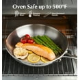 thumbnail image 4 of Koch Systeme CS 12 Inch Tri-Ply Stainless Steel Frying Pan, 4 of 7