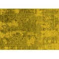 thumbnail image 1 of Ahgly Company Machine Washable Indoor Rectangle Oriental Yellow Industrial Area Rugs, 3' x 5', 1 of 4