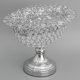 thumbnail image 1 of Inicio Bandeja de Dulces de Cristal Decorativa Bandeja de Adornos de para Servir Plata oval BLESIY Bandeja de frutas de cristal, 1 of 7