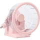 thumbnail image 1 of 4 in 1 Silent Large Hamster Wheel Multifunctional Hamster Running Wheel Quite Running Spinner Wheel Accessories with Food Bowl Water Bottle for Hamsters Dwarf Gerbil (pink), 1 of 5