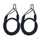 thumbnail image 1 of 2 Pares de Corbatas de Cortina con Borlas Y Cuerdas Torcidas para Sala de Negro, 1 of 5