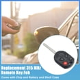 thumbnail image 2 of 315 MHz 4 botones MPV pasajero Van carga entrada sin llave mando a distancia apto para Ford Transit 2015-2020 negro, 2 of 7