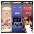 thumbnail image 3 of Rgb Lámpara De Techo Lámparas Led Interior De Techo Lámpara De Techo Inteligente Plafón Redondo Rgb/blanco/modo Cálido 160000 Colores Ajustables Brillo Regulable 24w Usar Cozylife Wifi Alexa Google, 3 of 4
