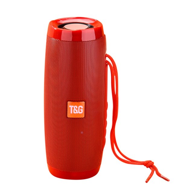 Portable Bluetooth Speaker Wireless With Color LED Lights Outdoor Radio Function 7.3 cm x 7.3 cm x 17.9 cm 5 W Dual Drivers