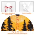 thumbnail image 4 of Picia Sunset River Pine Trees Print Christmas Tree Skirt , Christmas Tree Skirt Ornaments for Merry Christmas Holiday Party Decorations Indoor Outdoor-36", 4 of 7