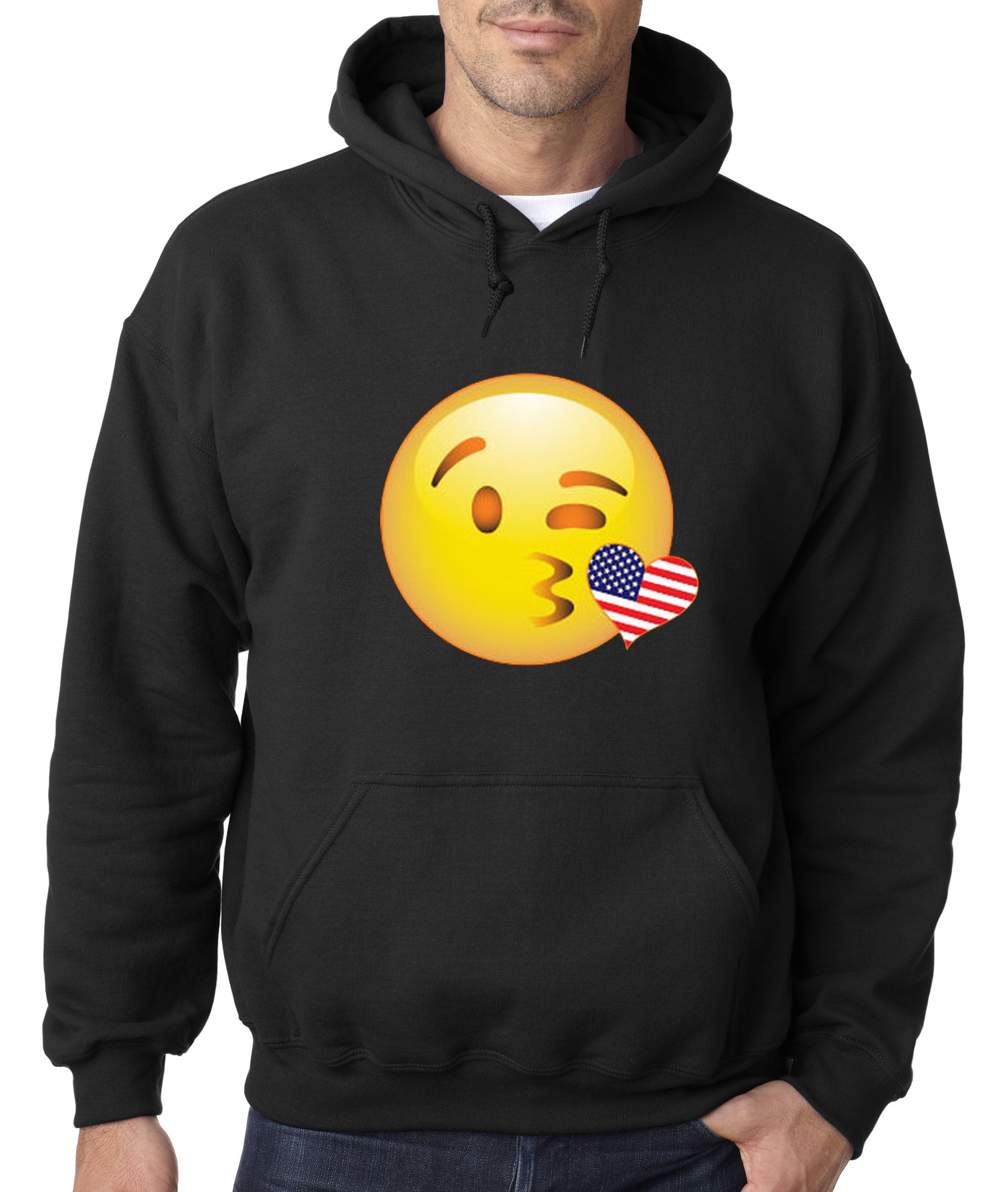 Details about   USA All Day Unisex White Hoodie Cute 4th Of July Design Hoodie