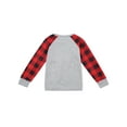 thumbnail image 4 of Matching Family Christmas Pajamas Family Pjs Tops Plaid Pants Matching Holiday Pajamas Set, 4 of 10