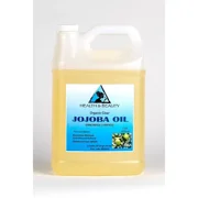 Jojoba Oil Clear Organic Carrier Cold Pressed Refined 100% Pure 128 oz, 7 LB, 1 gal