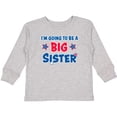 thumbnail image 3 of Inktastic July 4th Im Going to Be a Big Sister Girls Long Sleeve Toddler T-Shirt, 3 of 5