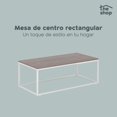thumbnail image 3 of Mesa de Centro Rectangular The Shop, Mesa Auxiliar, Artículos de Decoración para el Hogar gris Unitalla, 3 of 6