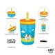 thumbnail image 4 of Zak Designs Juego de vasos Bluey Kelso de 15 oz, tapa de rosca a prueba de fugas sin BPA con pajita hecha de plástico duradero y silicona, paquete perfecto para niños, 2 unidades (paquete de 1), 4 of 5
