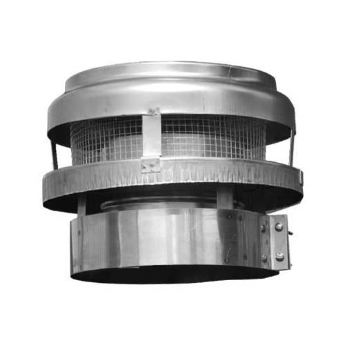 Airjet 6SUS 6Inch Stainless Steel AllFuel Chimney Termination Cap