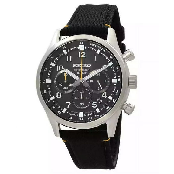 Seiko Sport Chronograph Quartz Black Dial Men's Watch SSB449P1