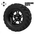 thumbnail image 3 of Hardcore Parts 4" Drop Axle Lift Kit for EZGO TXT/PDS (1994.5-2001.5) Gas Golf Cart with 12" Black 'DARKSIDE' Wheels and 22"x11"-12"  DOT rated Mud-Terrain/All-Terrain tires, 3 of 7