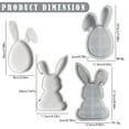 thumbnail image 3 of Silicone Moulds Casting Moulds for Easter Bunny Resin Epoxy Casting Making Jewellery Holder Tray Molds Crafts DIY Decor Spring Ornaments and Holiday Gift Making, 3 of 9