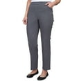 thumbnail image 3 of Alfred Dunner Womens Petite Classic Allure Fit Proportioned Pant With Elastic Comfort Waistband, 3 of 4