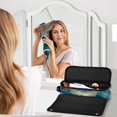 thumbnail image 6 of Hair Tool Organizer Bag with Heat Resistant Mat Removable Travel Storage Case for Hot Air Brushes Curling Irons Beautiful Glowing Deer, 6 of 8