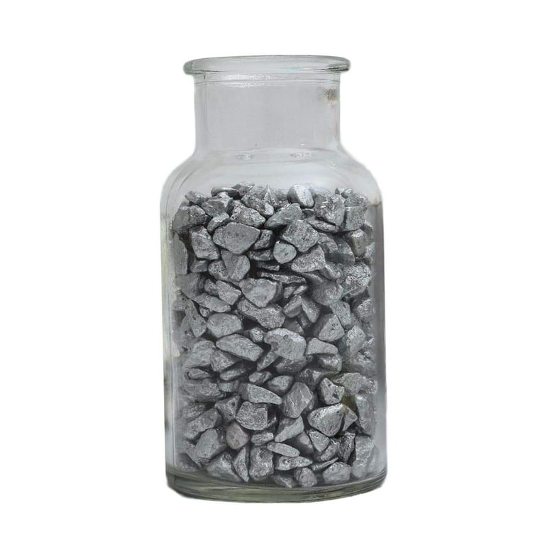 TABLECLOTHSFACTORY Pack of 2 Lbs White Decorative Crushed Gravel Pebble  Stones Vase Fillers for Party Decoration Plant Pot Filler