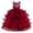 A-Red226, variant on Flower Girl Dress For Wedding Tutu Tiered Dresses Floral Embroidered Sleeveless Mesh Layered Bow Maxi Ball Gown Birthday Formal Party Wear 4-14Y