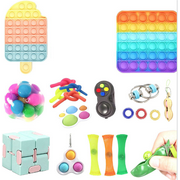 Doqcey Toys Kit, Squeeze Toy Rubik's Cube Telescopic Tube Stress Relieve Toys