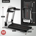 thumbnail image 3 of Open Box OVICX Quiet Folding Flex Treadmill w/ Bluetooth & Fitness Tracking App, 3 of 11