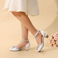 thumbnail image 7 of DREAM PAIRS Girls Closed Toe Dress Shoes Low Heel Ankle Strap Pumps for Toddler/Little/Big Kids Party Wedding & Princess Style, 7 of 7